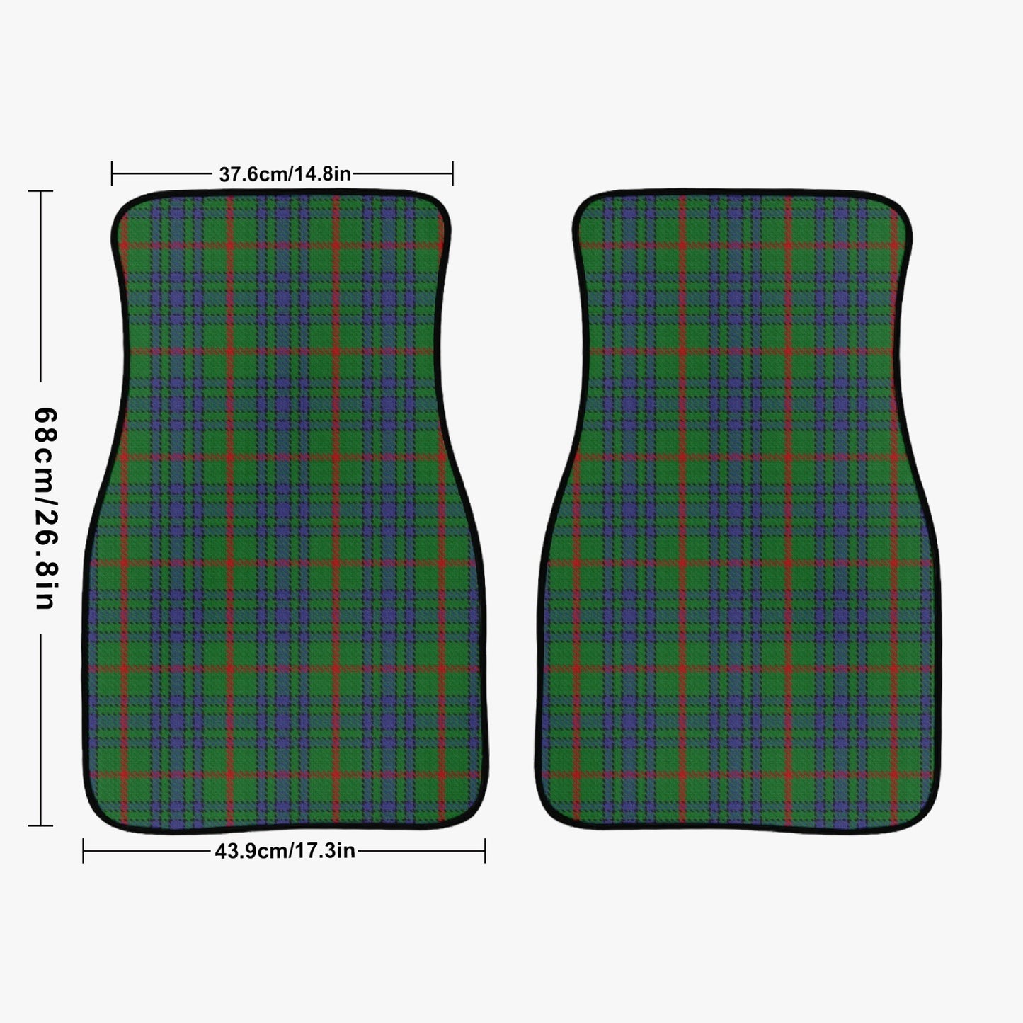 Clan Aiton Tartan Car Floor Mats - 2Pcs