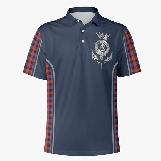 Clan Brown Crest & Tartan Polo Shirt