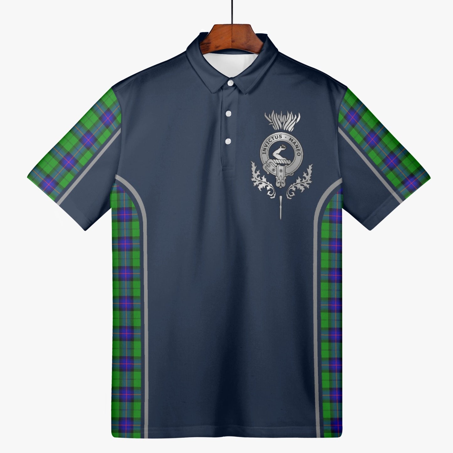 Clan Armstrong Crest & Tartan Polo Shirt