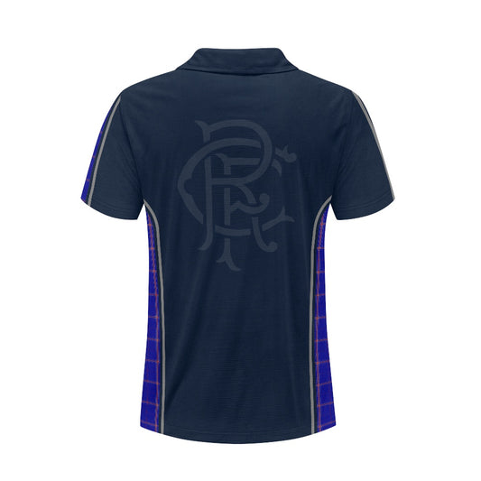 Rangers RFC Crest & Tartan Polo