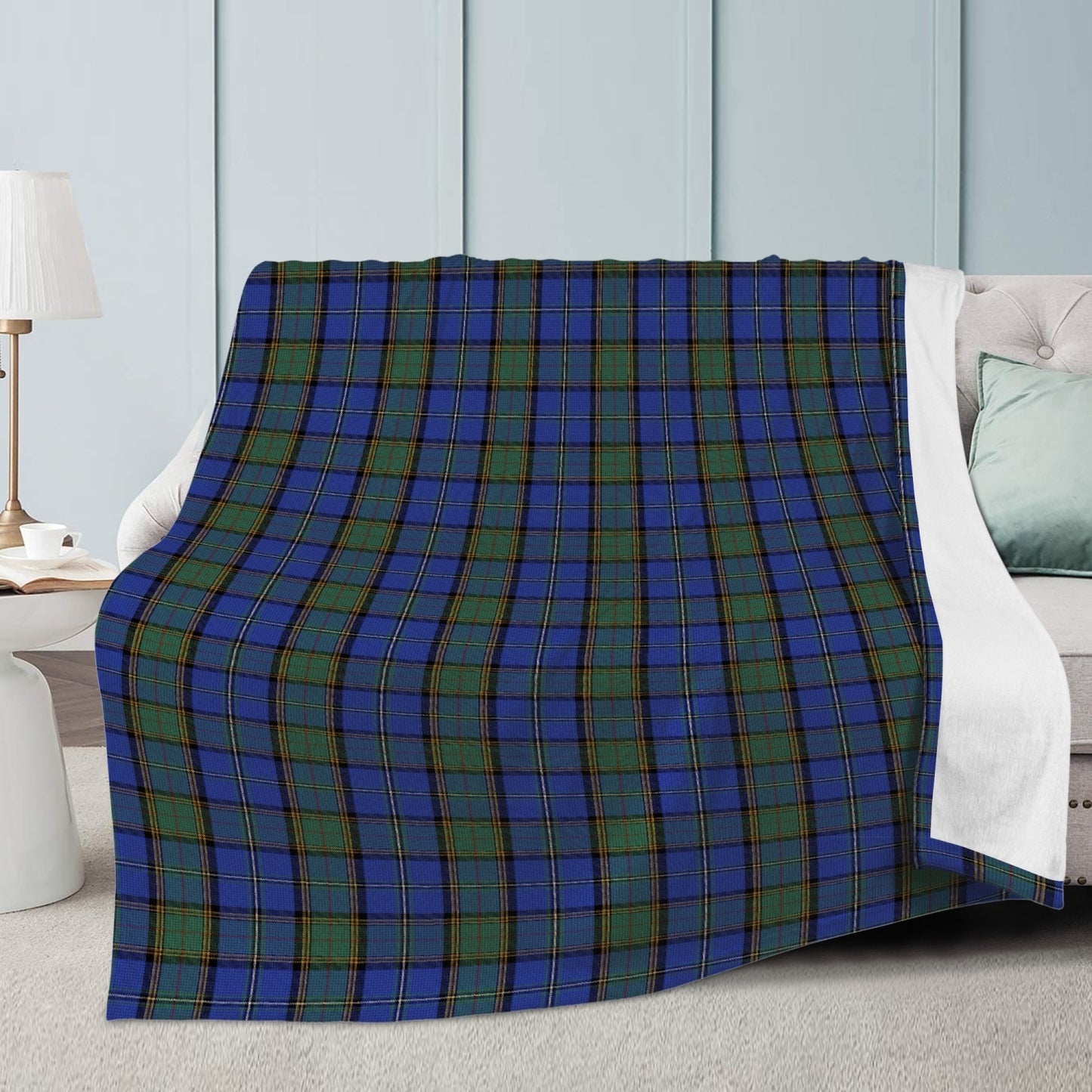 US State - Nebraska Tartan Fleece Blanket