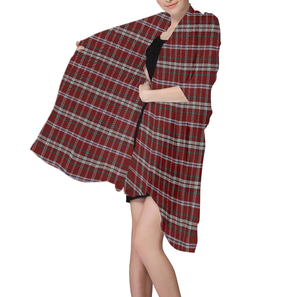 Breizh | Breton | Bretagne Bro-Zol Tartan Chiffon Scarf