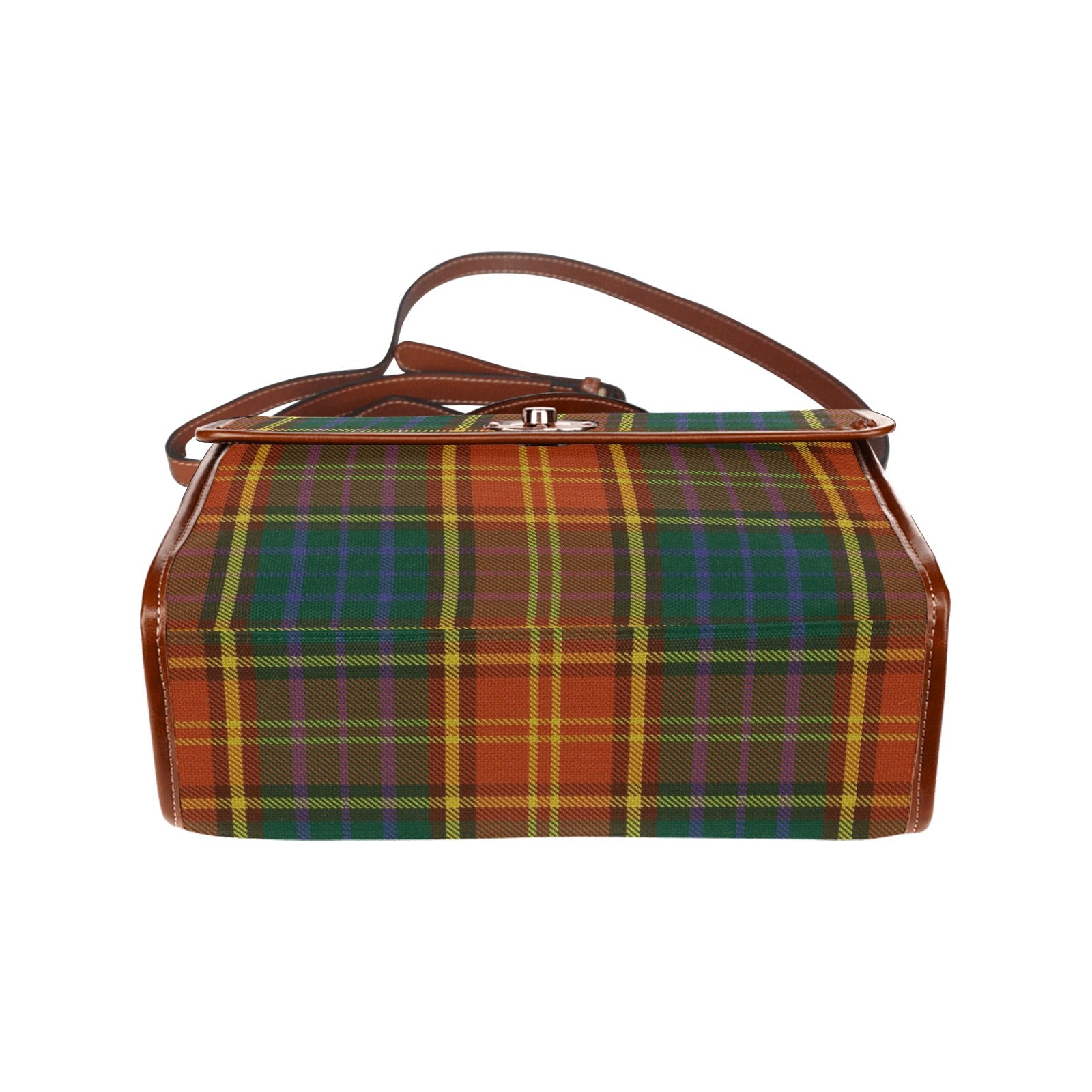 Irish County Roscommon Tartan Canvas Handbag