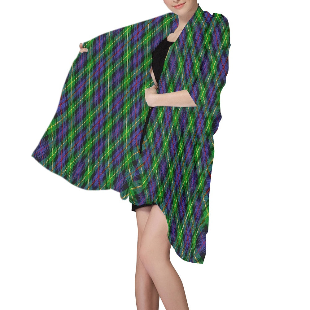 Clan Farquharson Tartan Chiffon Scarf