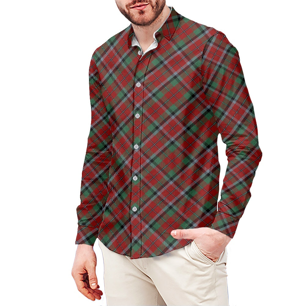 Clan Graham Red Tartan long-sleeved shirt
