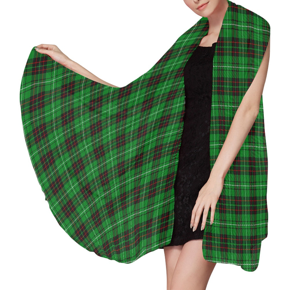 Clan MacAulay of Lewis Tartan Chiffon Scarf