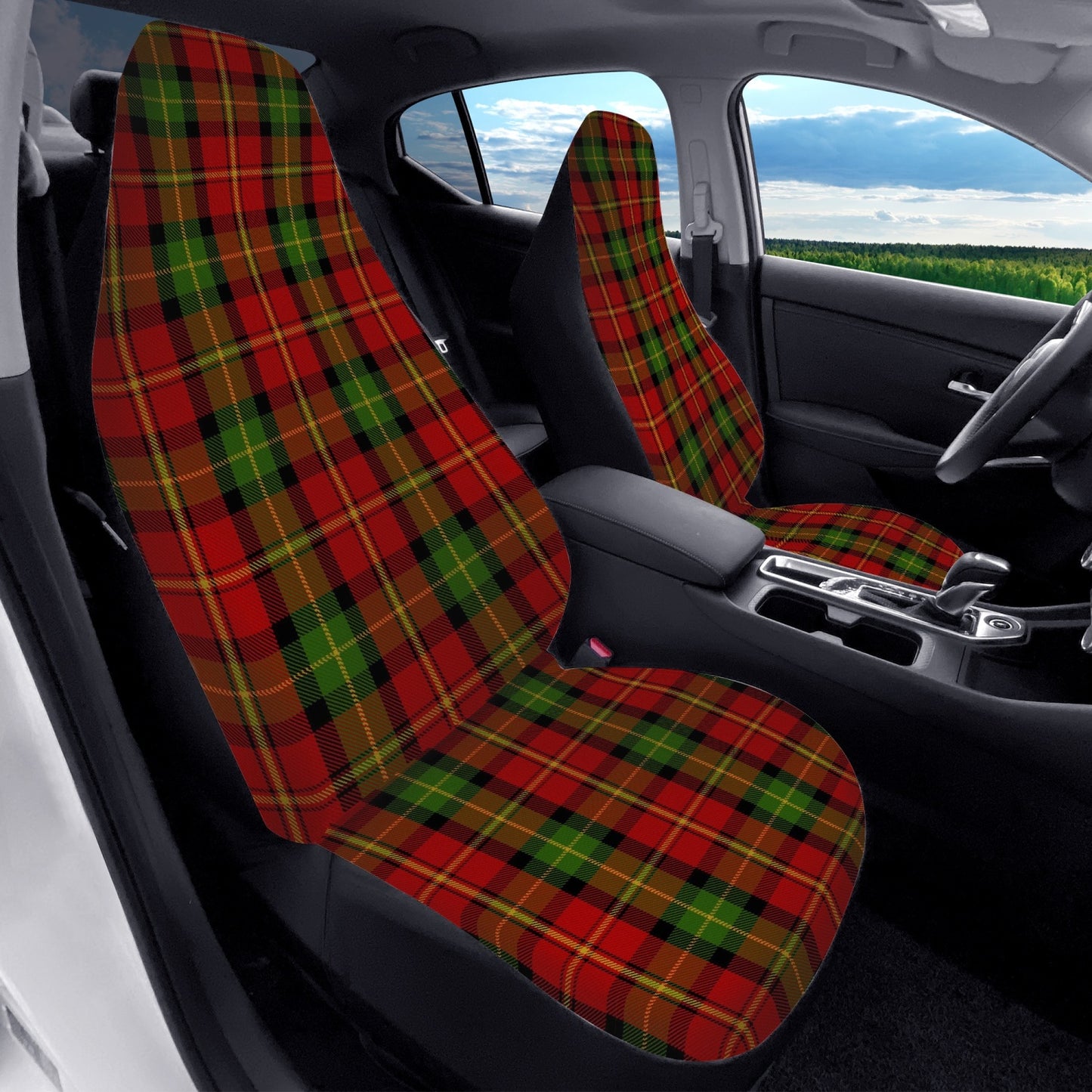 Clan Blackstock Tartan Car Seat Covers - 2Pcs