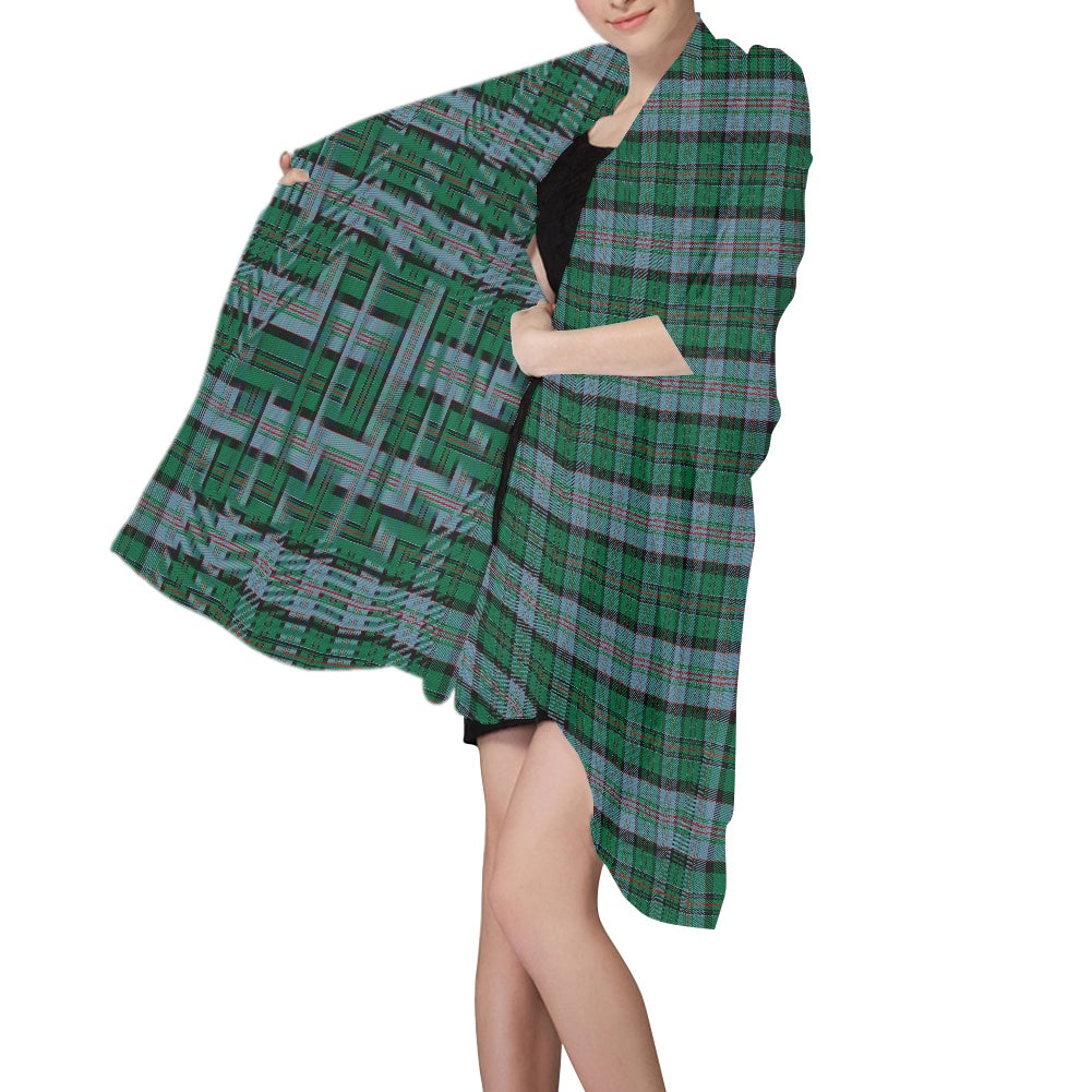 Irish Province Munster Tartan Chiffon Scarf