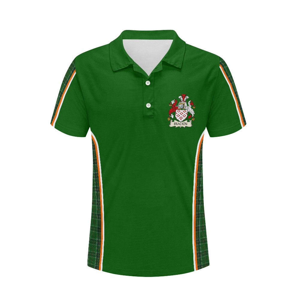 Irish Arms - Bracken & Tartan - Polo Shirt