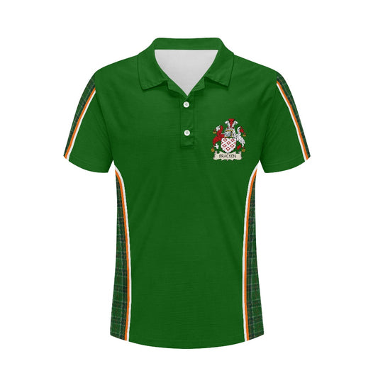Irish Arms - Bracken & Tartan - Polo Shirt
