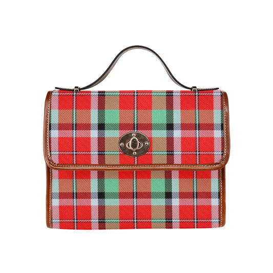 Clan Graham (Red) Canvas Handbag