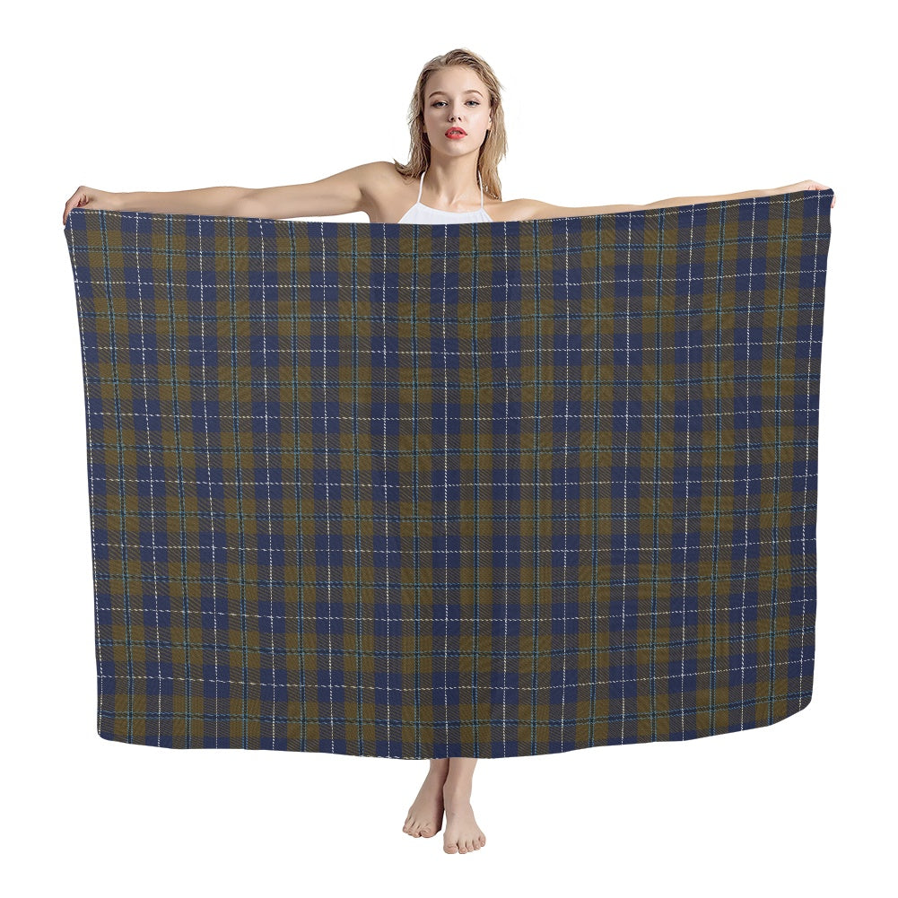 Clan Douglas Brown Tartan Chiffon Scarf