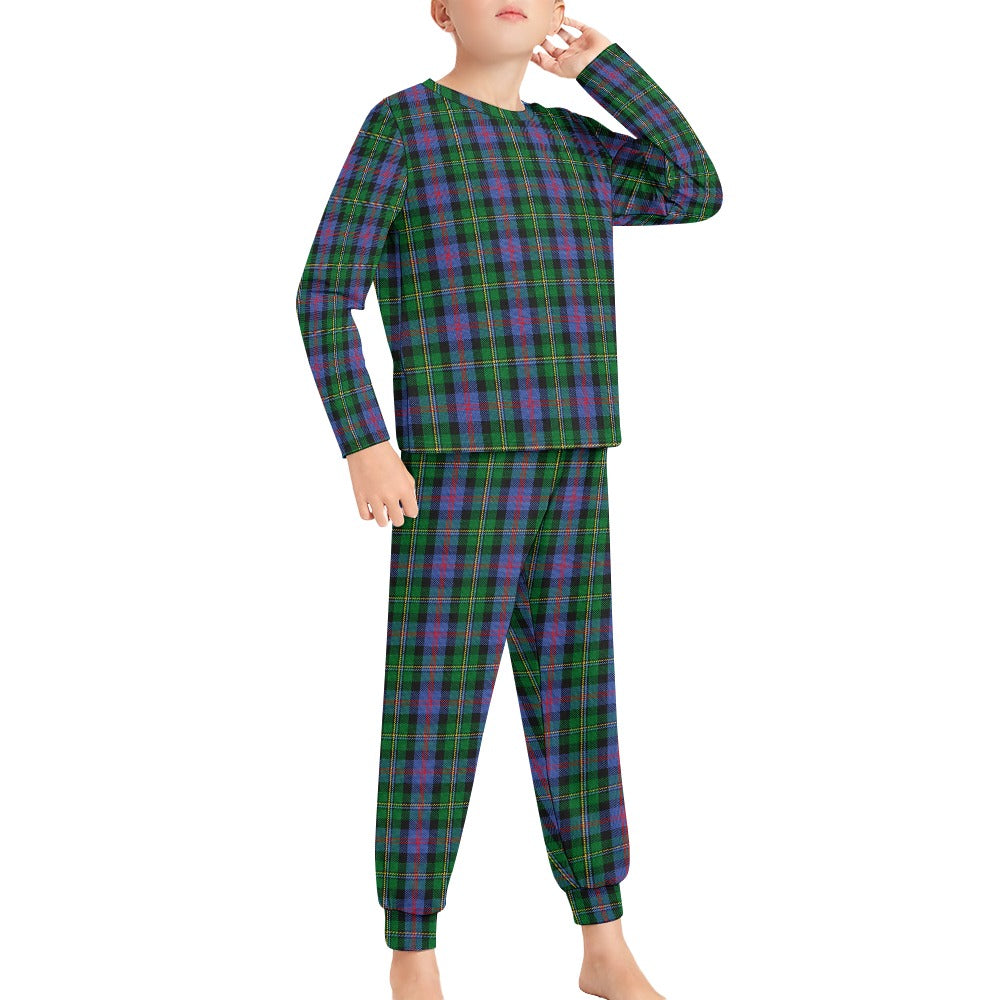 Clan Malcolm Tartan Boy's Pajama suit