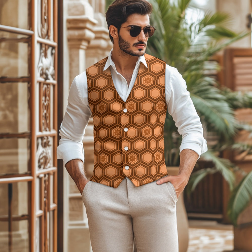 Japanese Wagara - Kikko Suit vest jacket