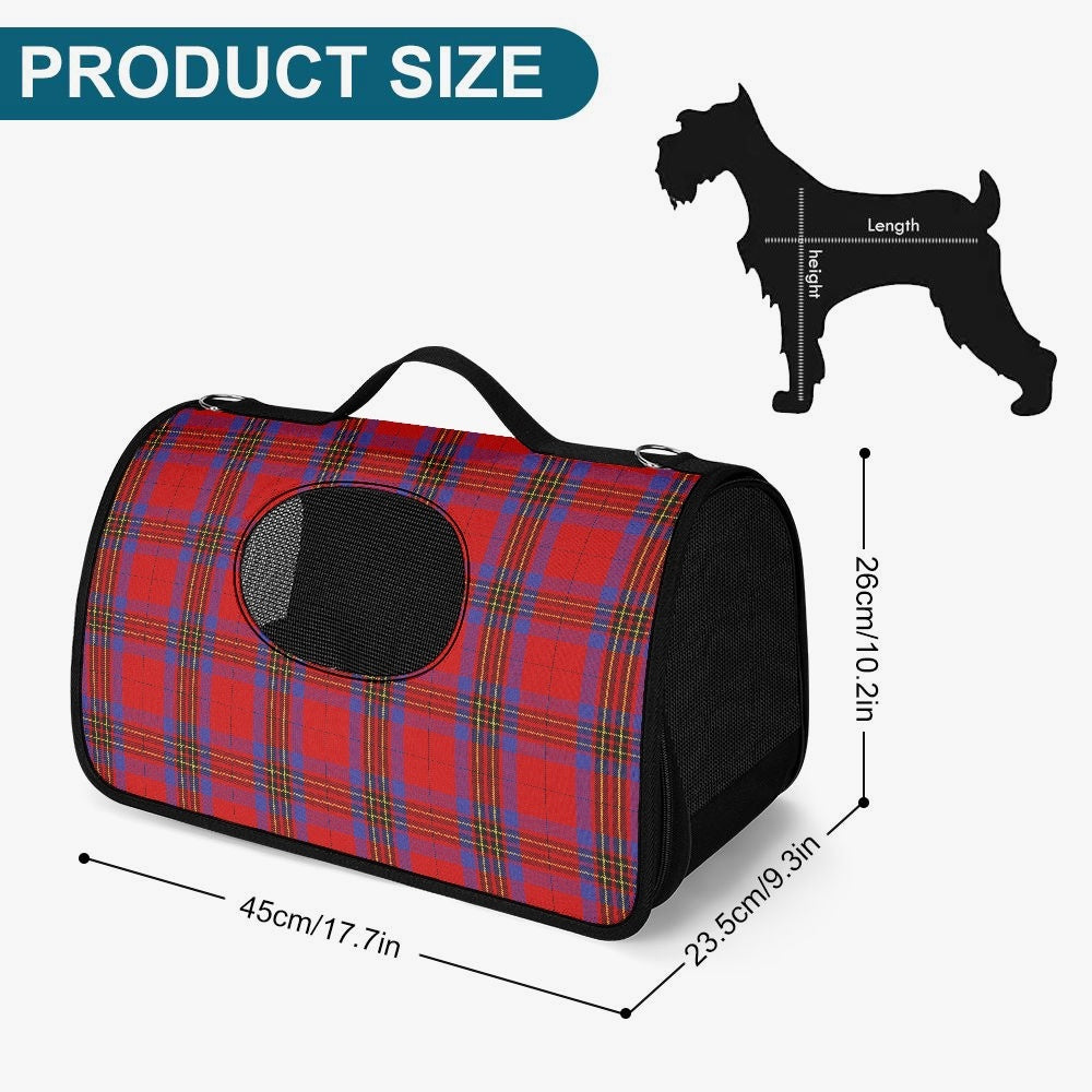 Clan Leslie Tartan Pet Carrier Bag