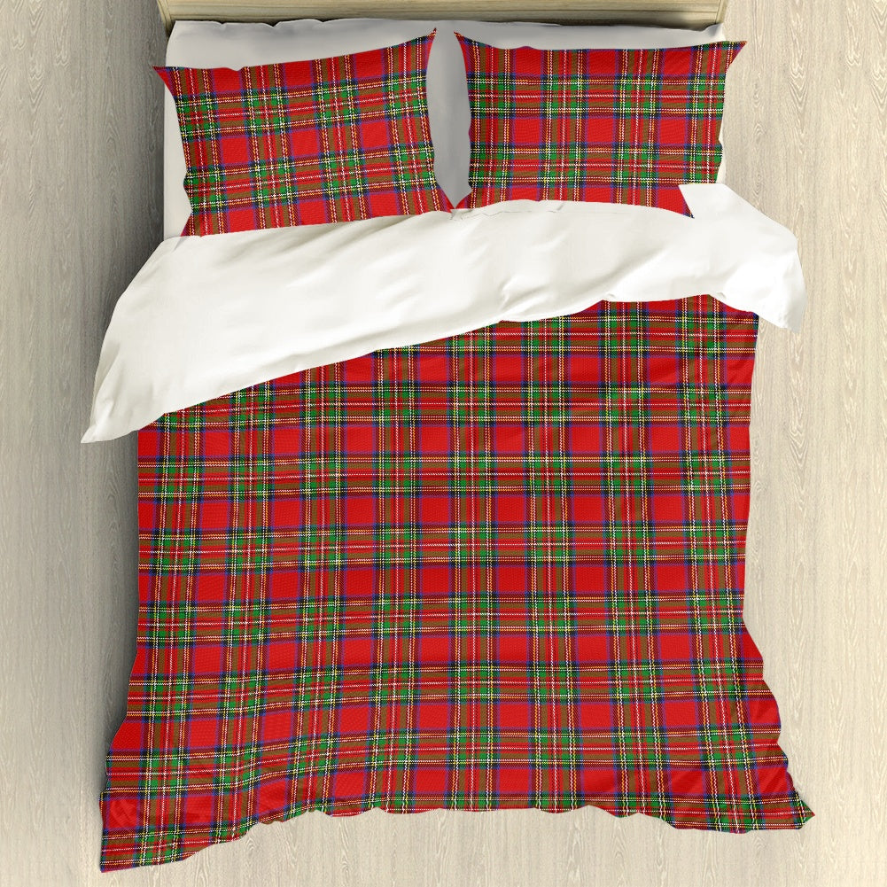 Clan Stewart Tartan Duvet Cover