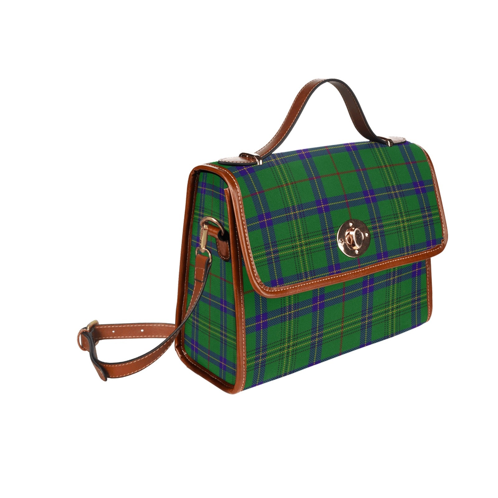 Clan Bartlett Tartan Waterproof Canvas Handbag