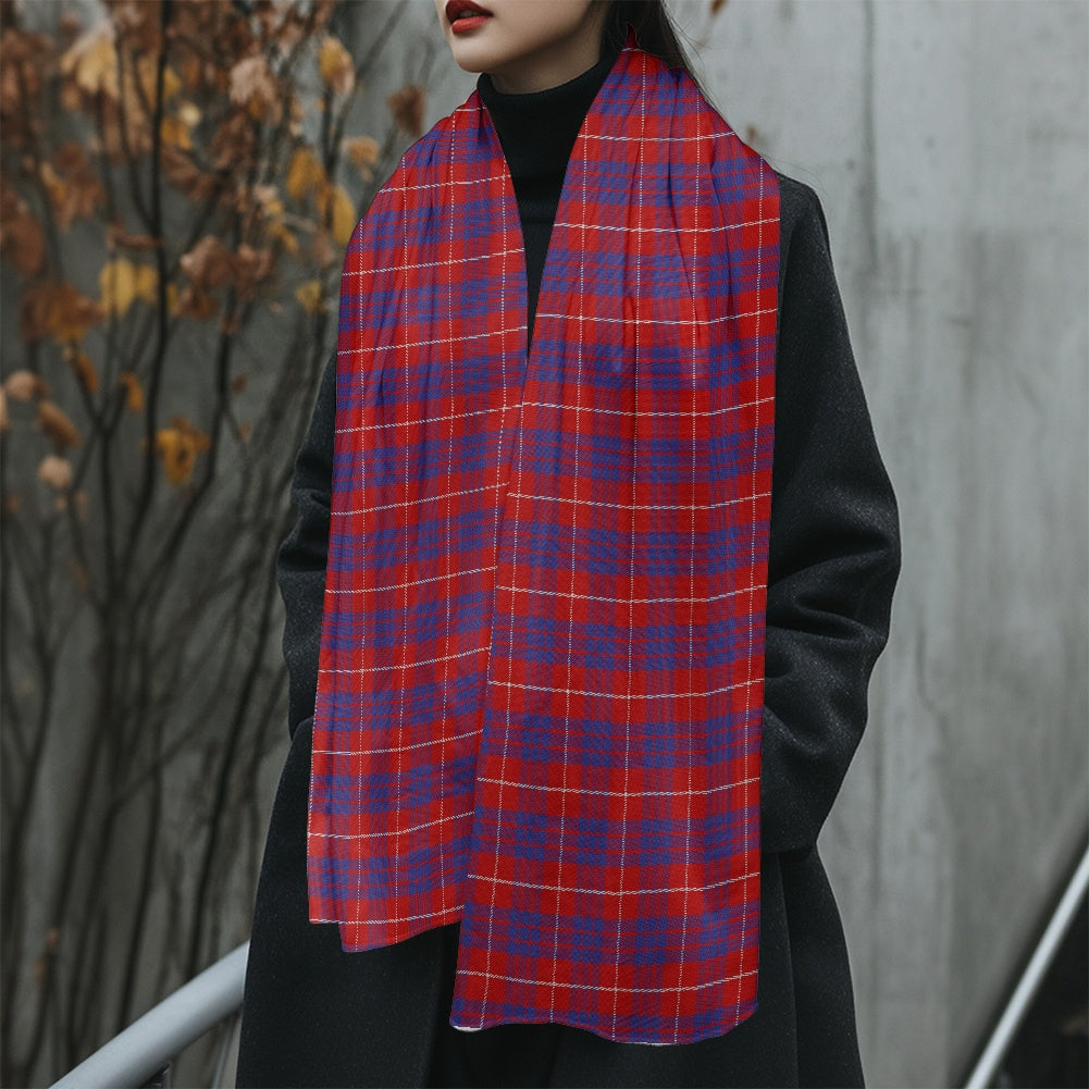 Clan Hamilton Tartan Fluffy scarf