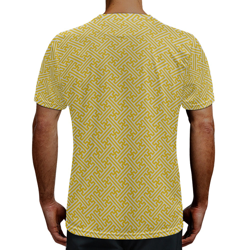 Japanese Wagara - Gold Sayagata - Football Shirt