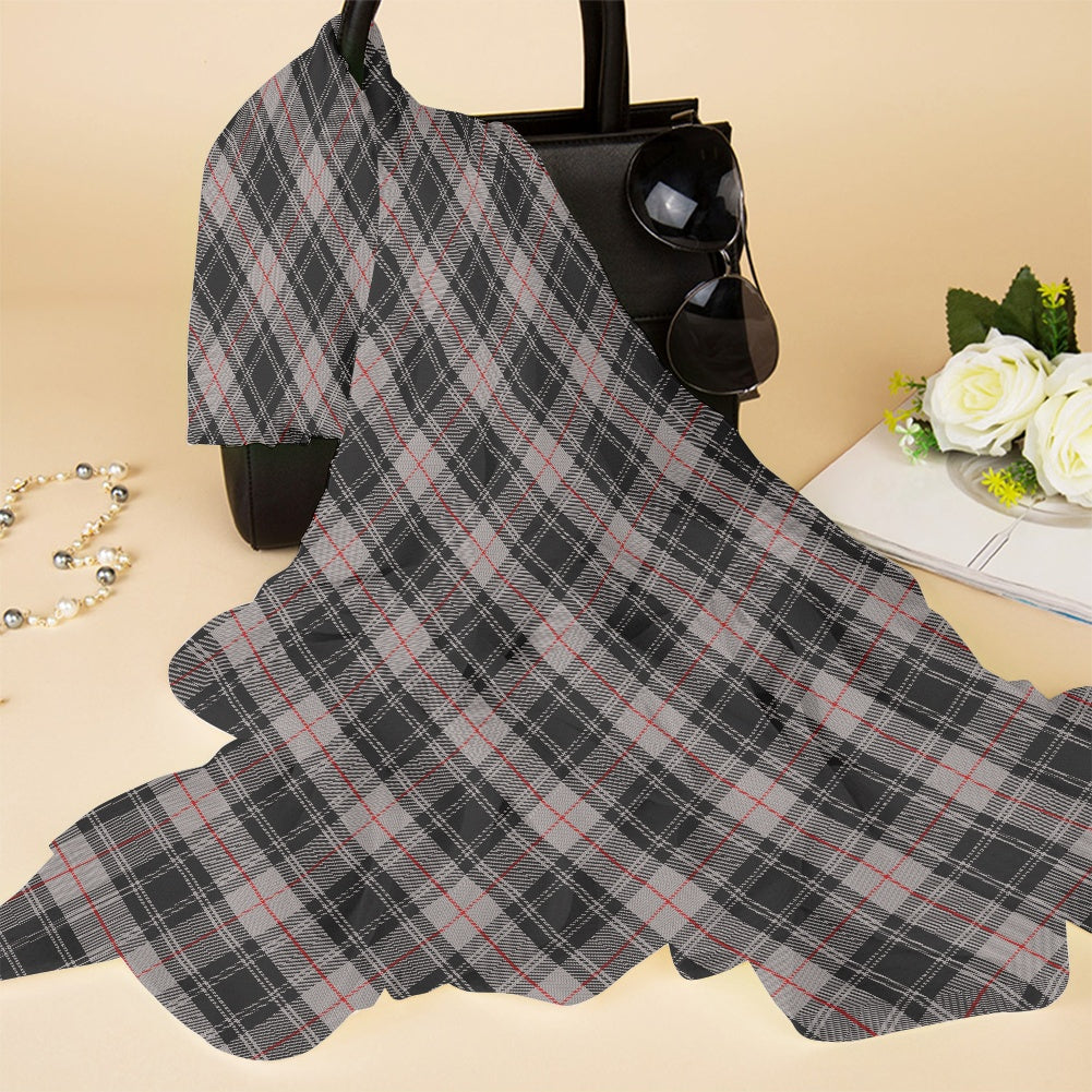 Clan Moffat Ancient Tartan Bias Chiffon Scarf