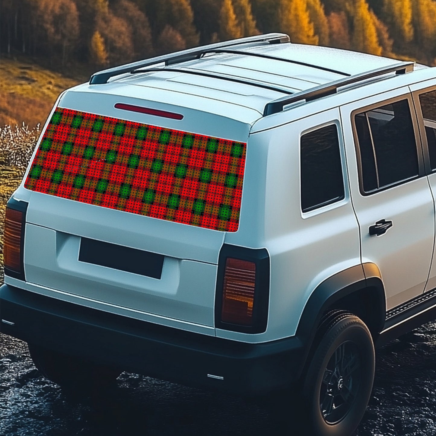 Clan Kerr Tartan Rear Window Decal