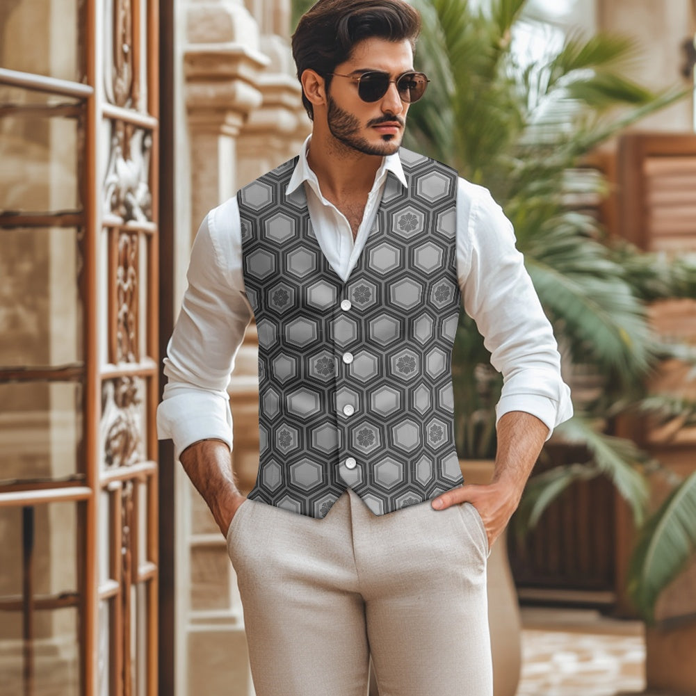 Japanese Wagara - Kikko Suit vest jacket