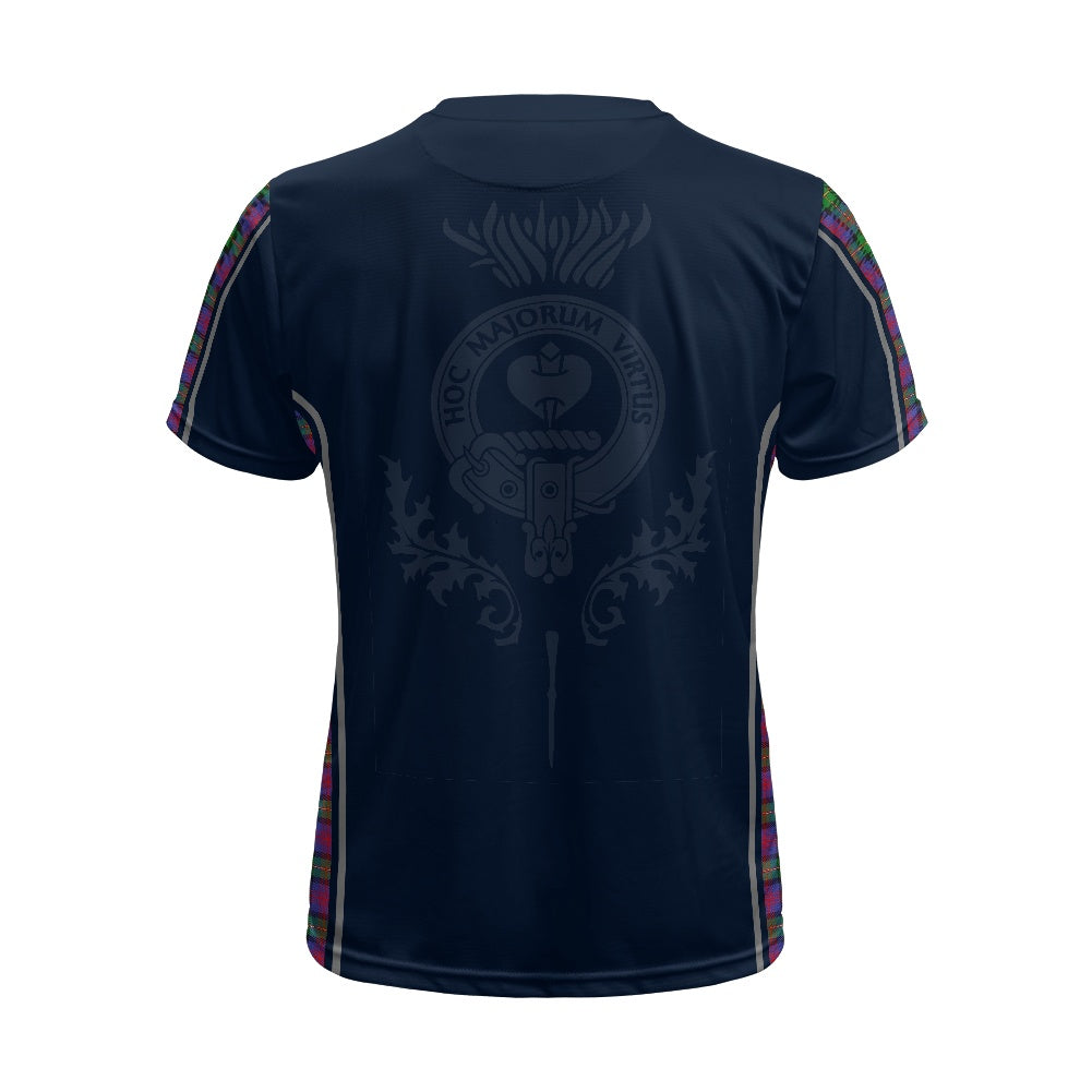 Clan Logan Crest & Tartan Football Shirt