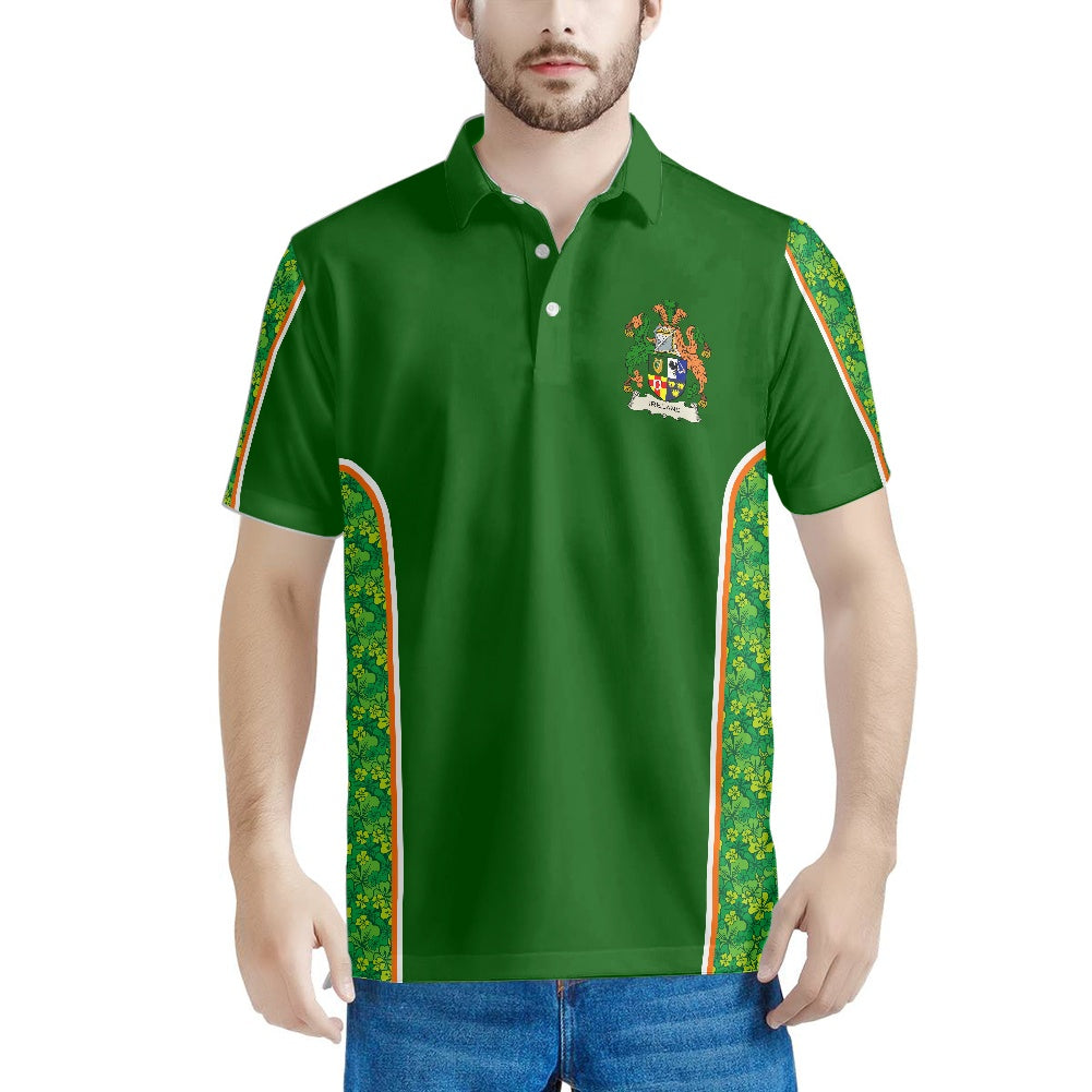 Irish Arms - Ireland Shamrock - Polo Shirt