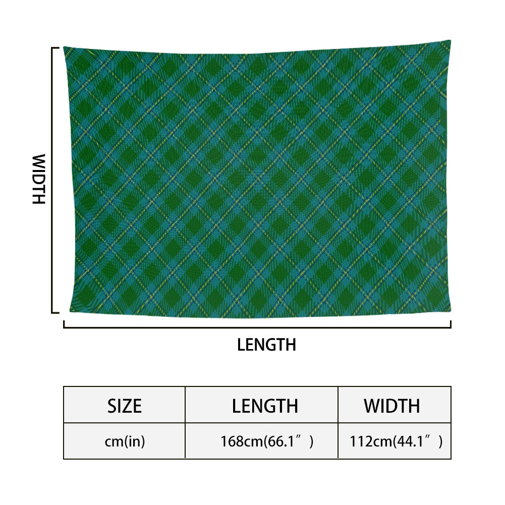 Clan Irving of Bonshaw Tartan Bias Chiffon Scarf