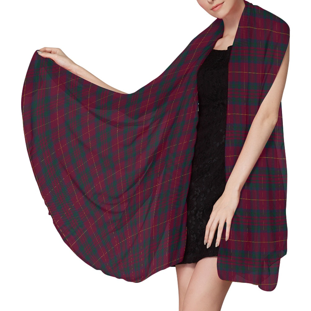 Wanstall Kent Tartan Chiffon Scarf