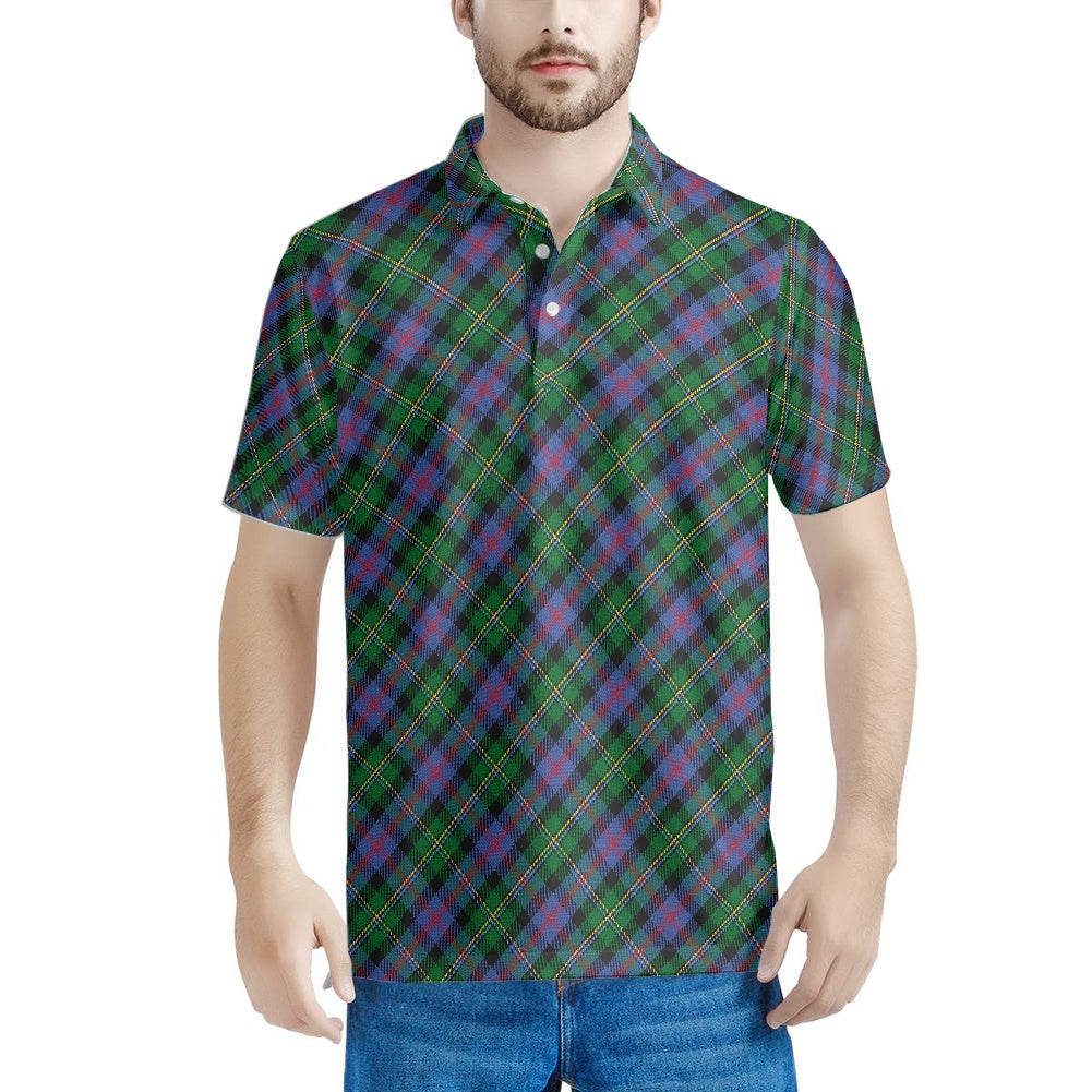 Clan Malcolm Tartan Polo Shirt