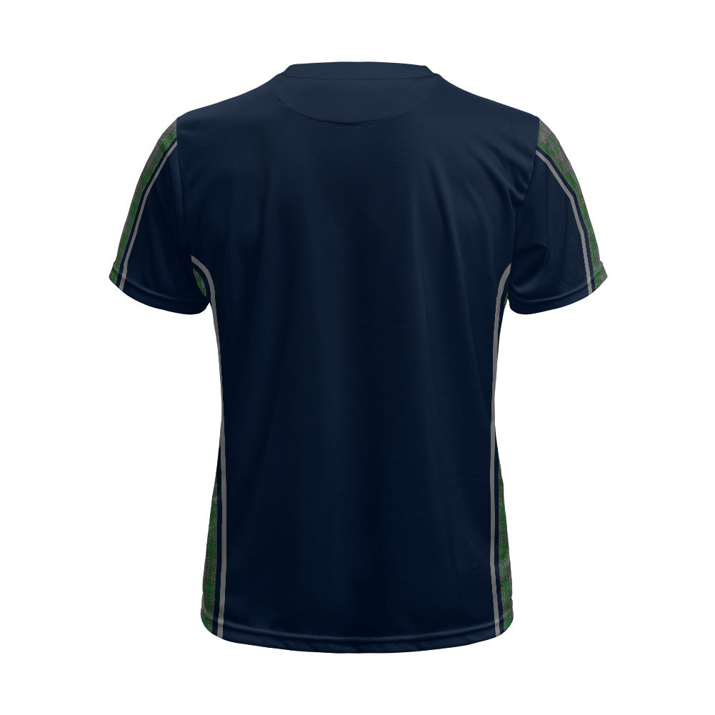 Irish County Wicklow Tartan Strip Football Shirt