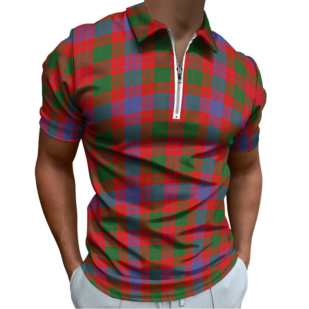 Clan Ross Tartan Short sleeve polo shirt