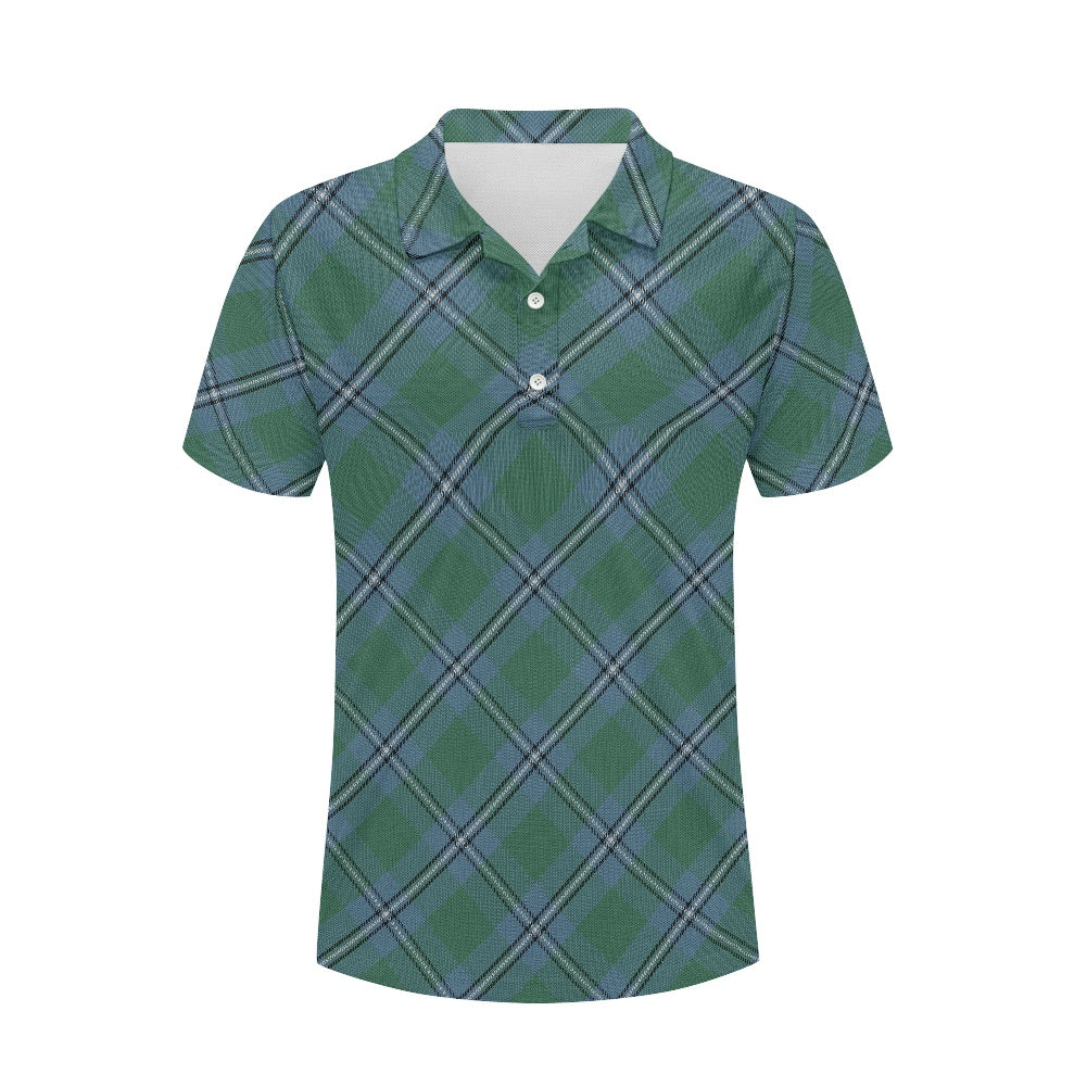 Clan Irvine of Drum Tartan Bias Polo