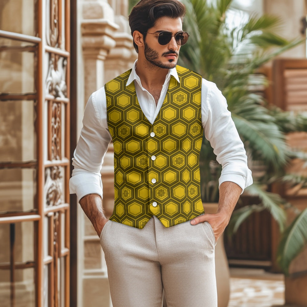 Japanese Wagara - Kikko Suit vest jacket