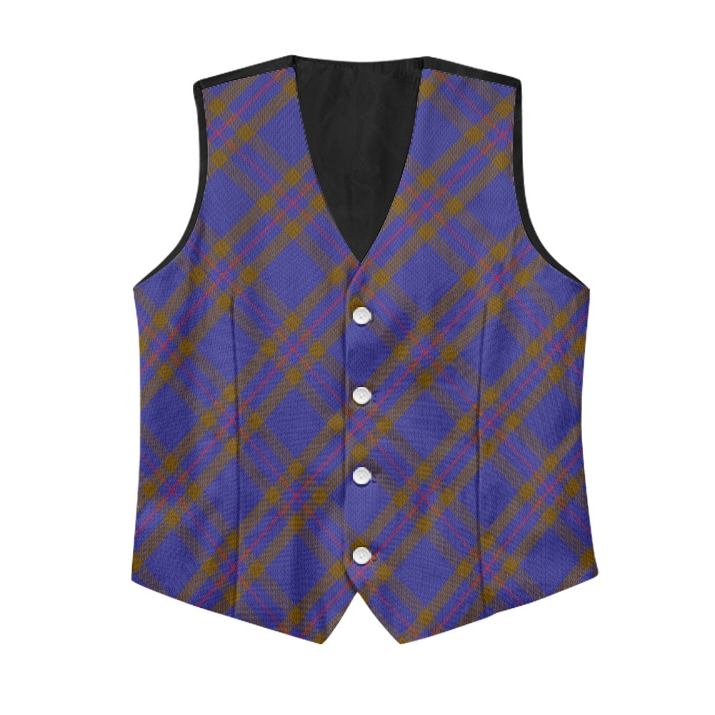 Clan Elliott Tartan Bias Suit vest jacket