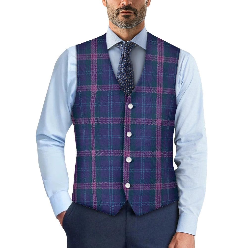 Great Scot Tartan Bias Suit vest jacket