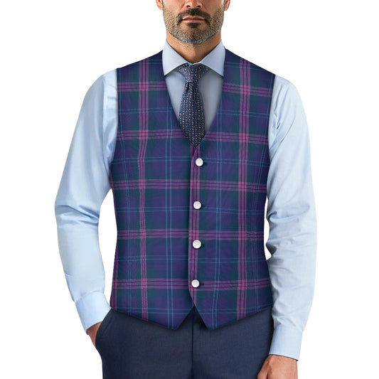 Great Scot Tartan Bias Suit vest jacket