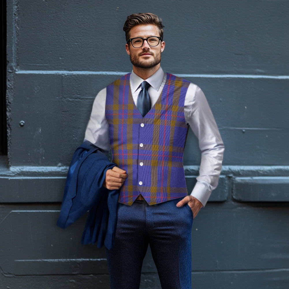 Clan Elliott Tartan Suit vest jacket