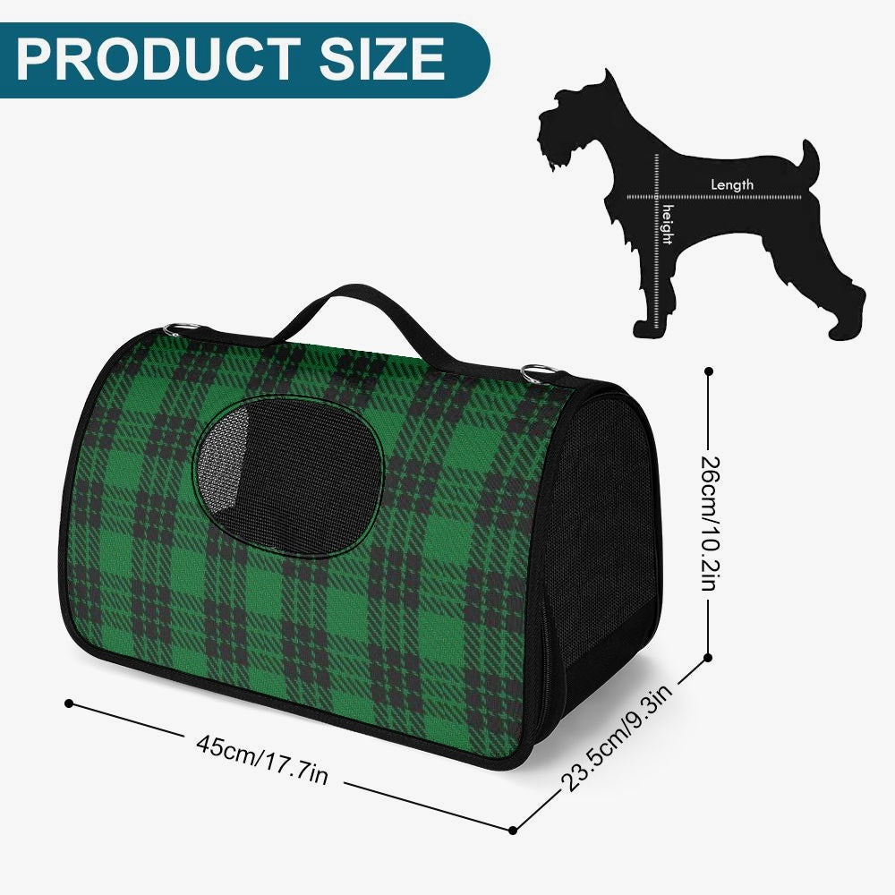 Clan Graham Tartan Pet Carrier Bag