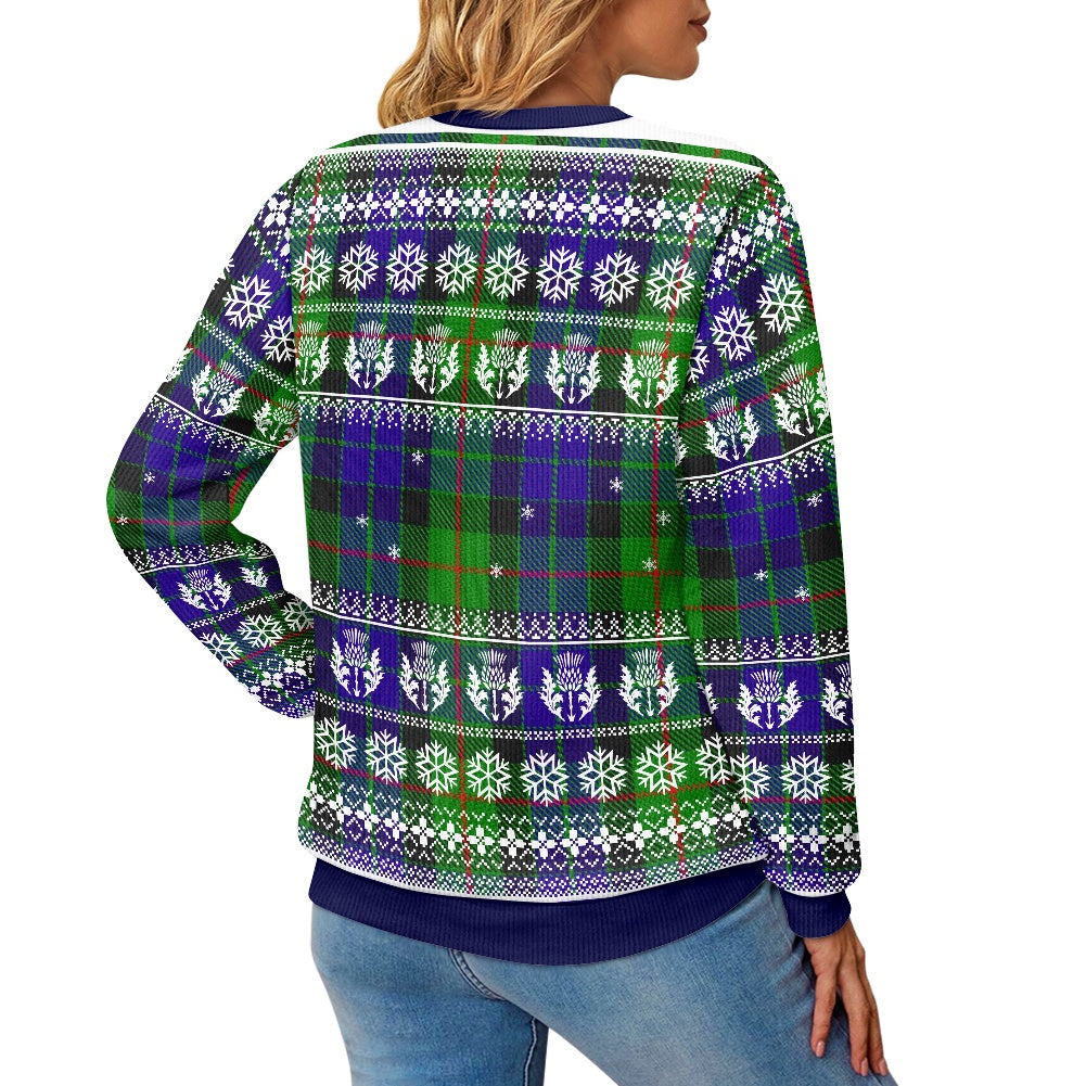 Clan Gunn Tartan Christmas Ugly Sweater