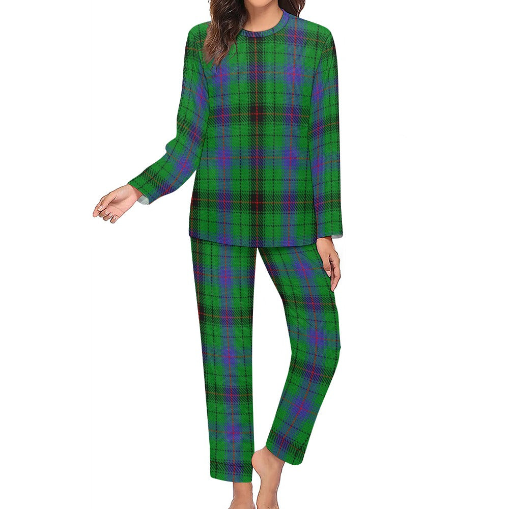 Clan Davidson Tartan Women's Pajama Set