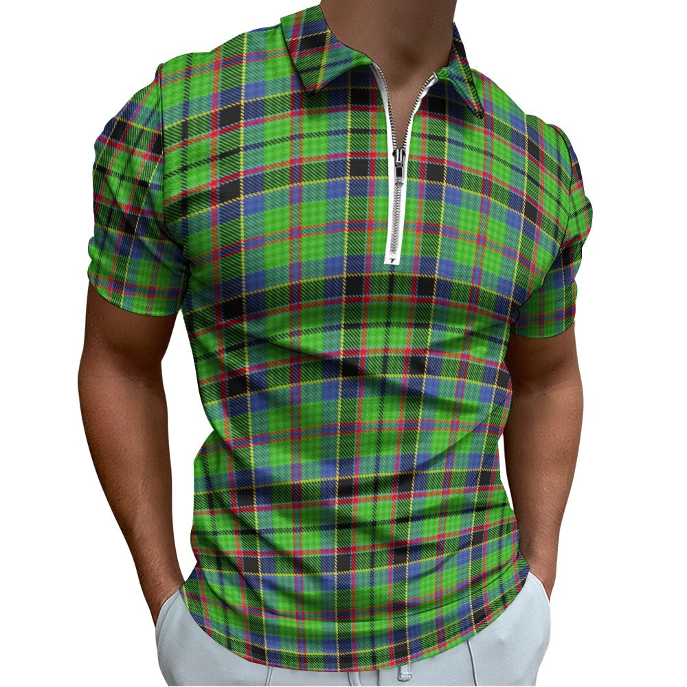 Clan Stephenson Tartan Short sleeve polo shirt