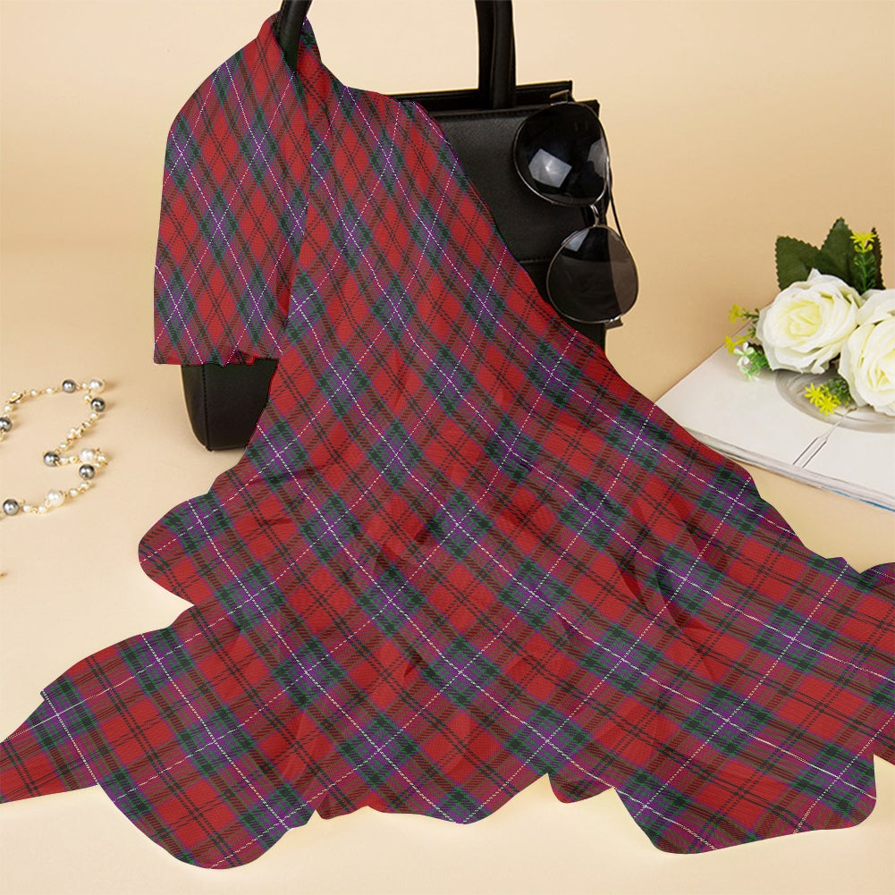 Clan Kelly of Sleat Tartan Bias Chiffon Scarf