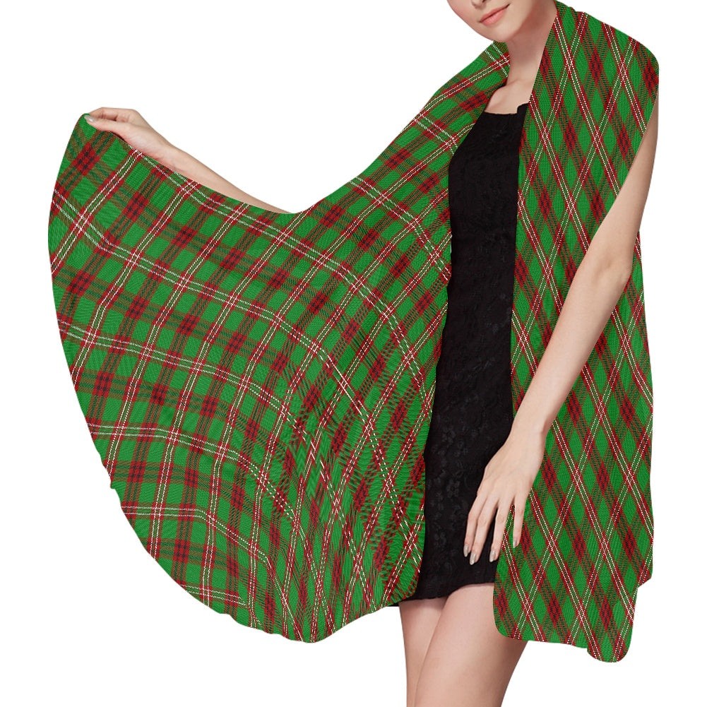 Clan MacCall Tartan Bias Chiffon Scarf