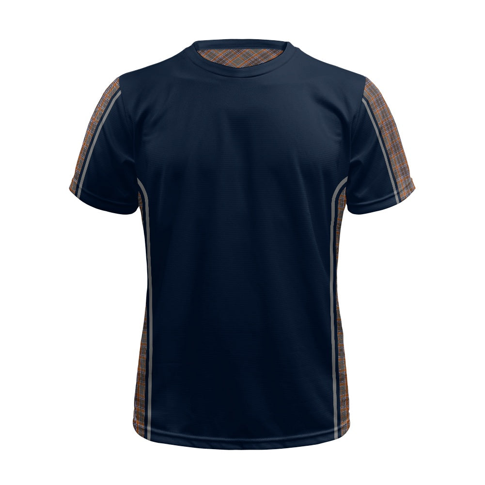 Irish County Leitrim Tartan Strip Football Shirt
