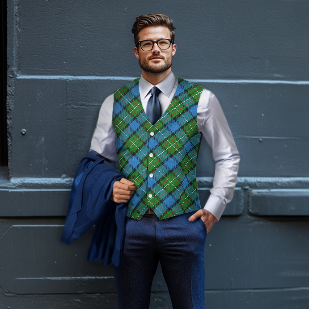 Clan Fergusson Tartan Bias Suit vest jacket