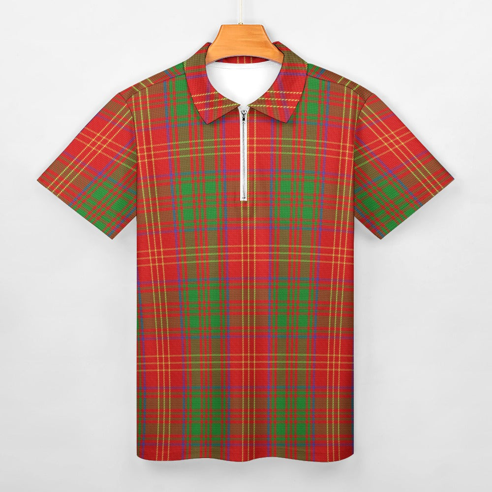 Clan Burns Tartan Short sleeve polo shirt