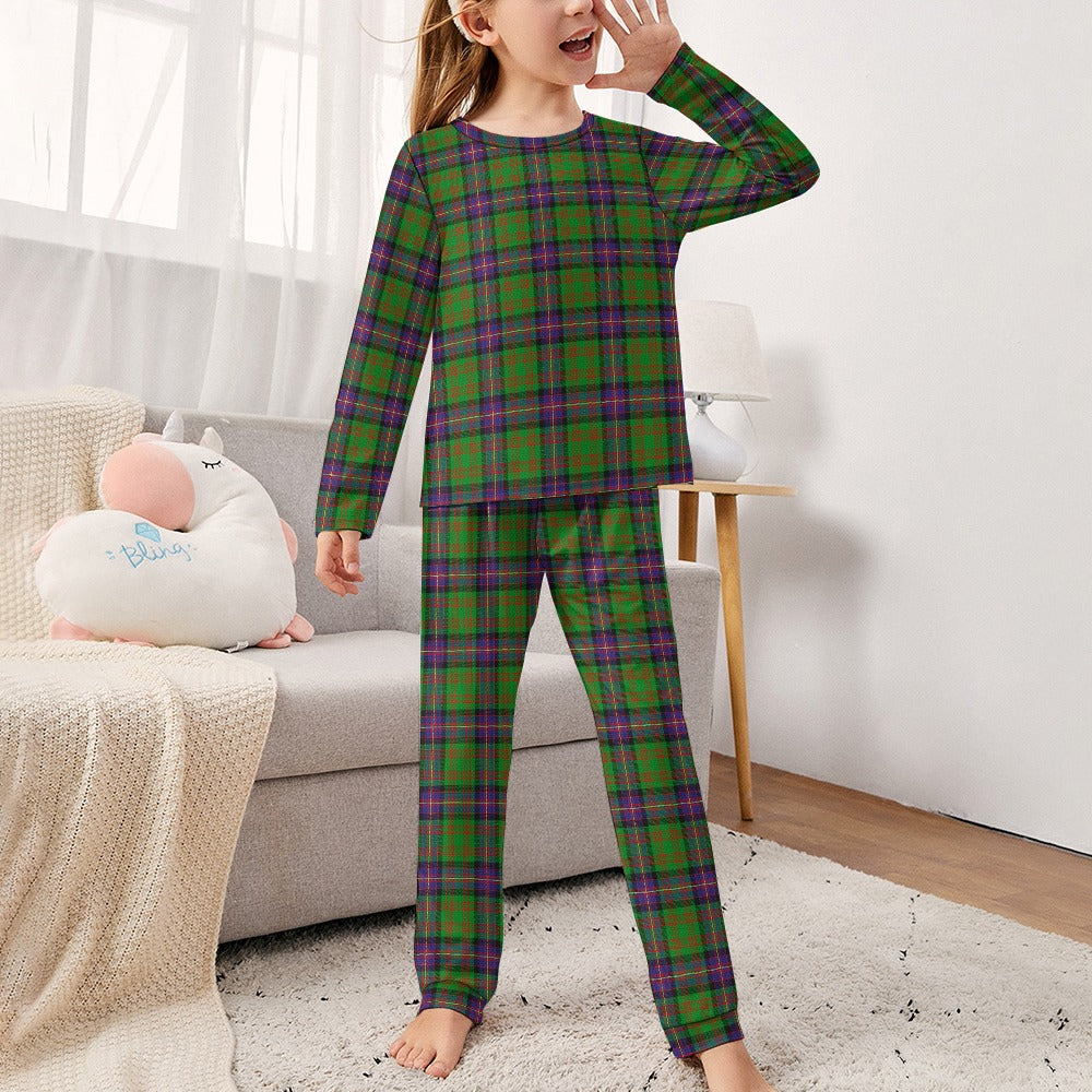 Clan Cochrane Tartan Girl's Pajama suit