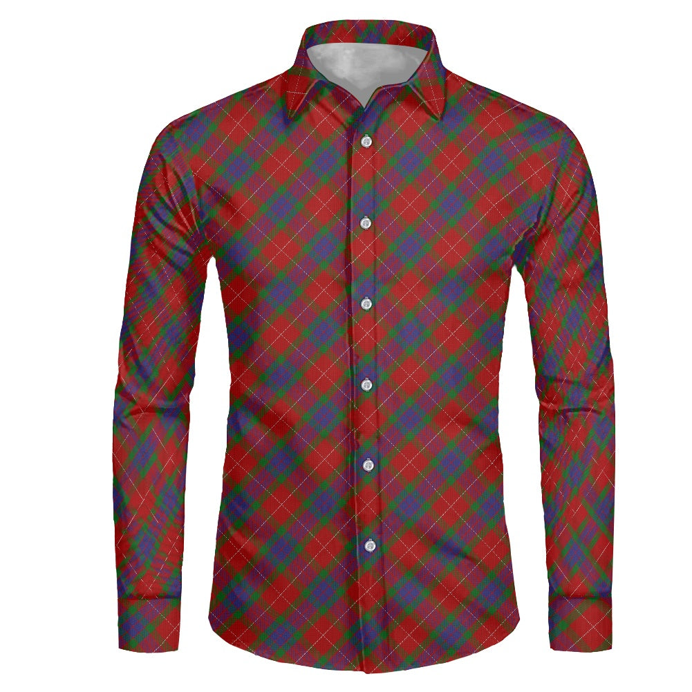 Clan Fraser Tartan Men's long-sleeved shirt